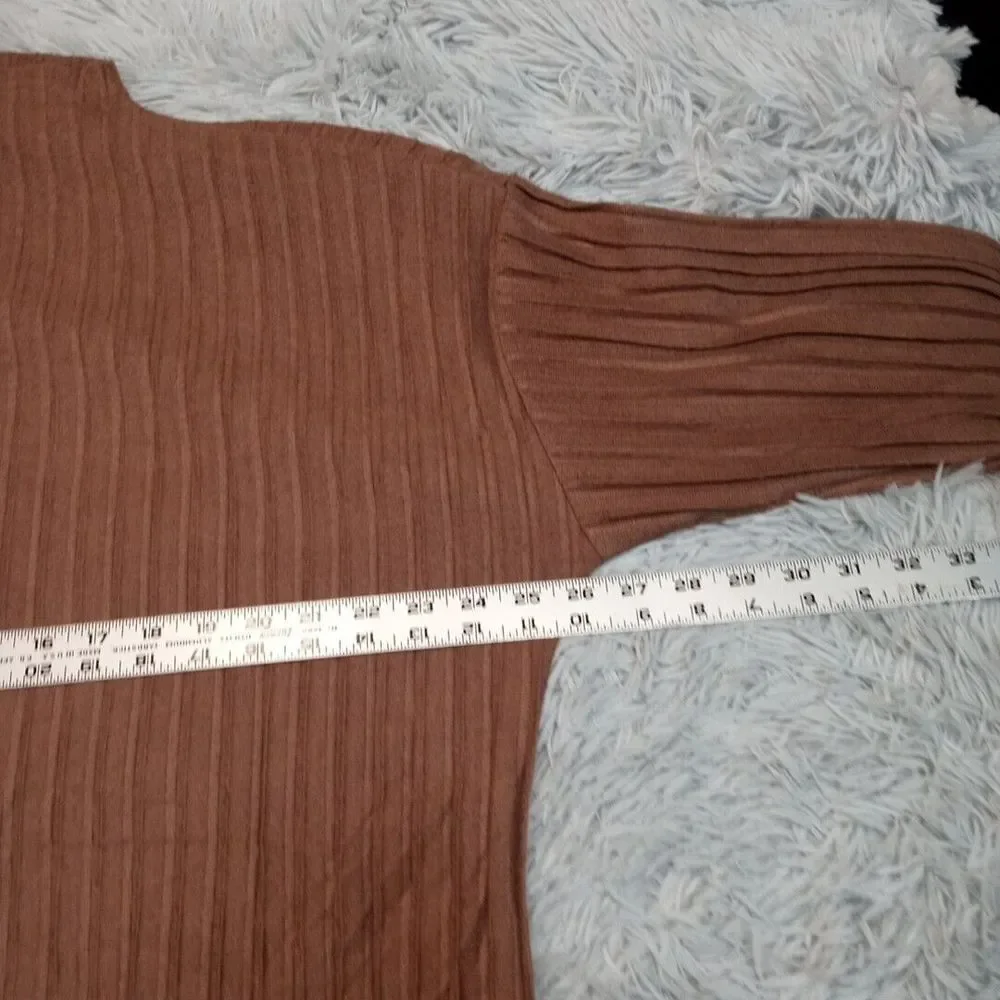 Bailey 44 Sweater Womens XL Brown‎ Lightweight Soft Textured Comfort Casual